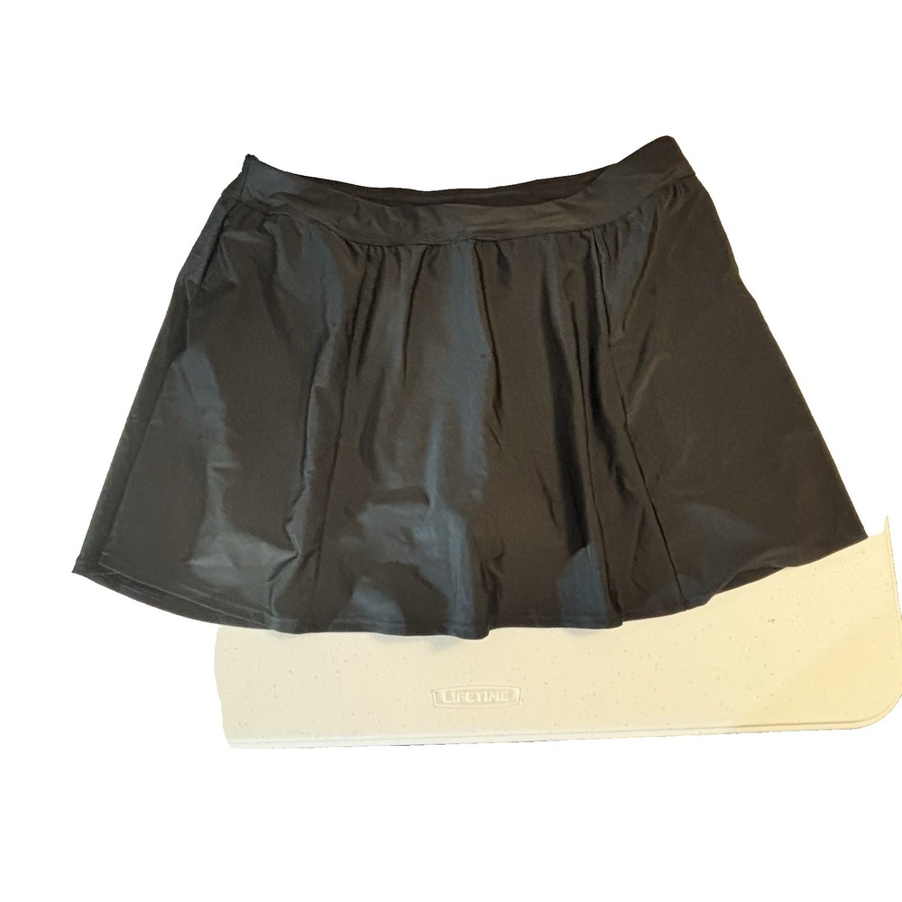 Torrid Active Skirt Skort Built In Shorts Size 2 Black Golf Tennis Activewear